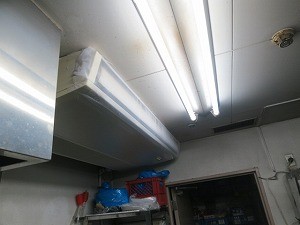 洗浄完了後 エアコン