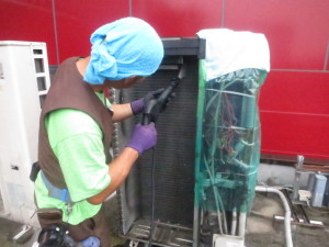 エアコン洗浄作業-3