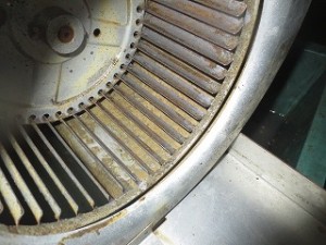 洗浄後 室内機ファン