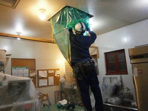 エアコン洗浄作業-2