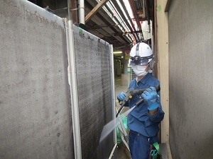 室外機フィン 洗浄