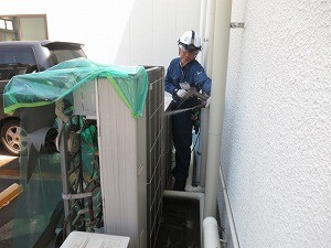 室外機洗浄-2